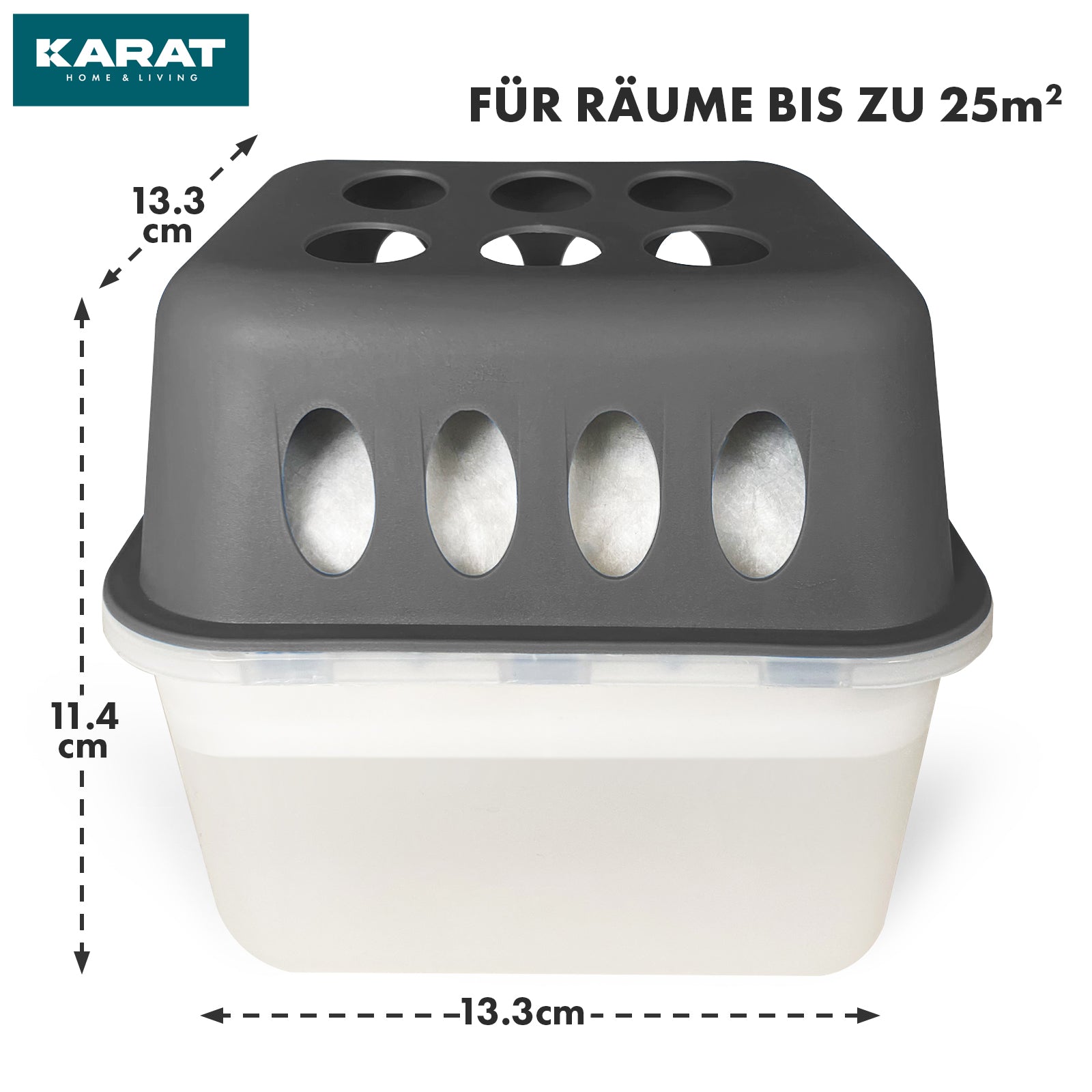 ZESTAW 4 osuszaczy | Osuszacz pokojowy w 6 kolorach i 2 wzorach | Możliwość wielokrotnego napełniania i wielokrotnego użytku