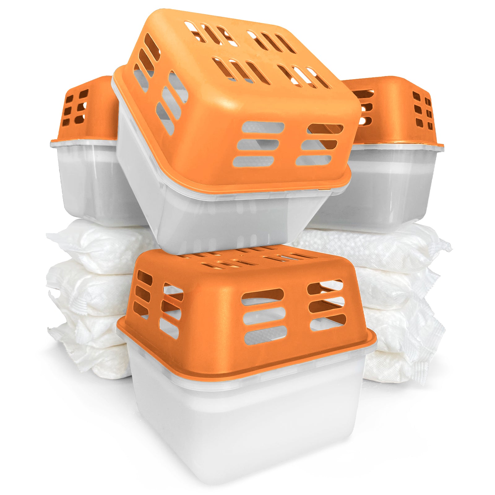 ZESTAW 4 osuszaczy | Osuszacz pokojowy w 6 kolorach i 2 wzorach | Możliwość wielokrotnego napełniania i wielokrotnego użytku