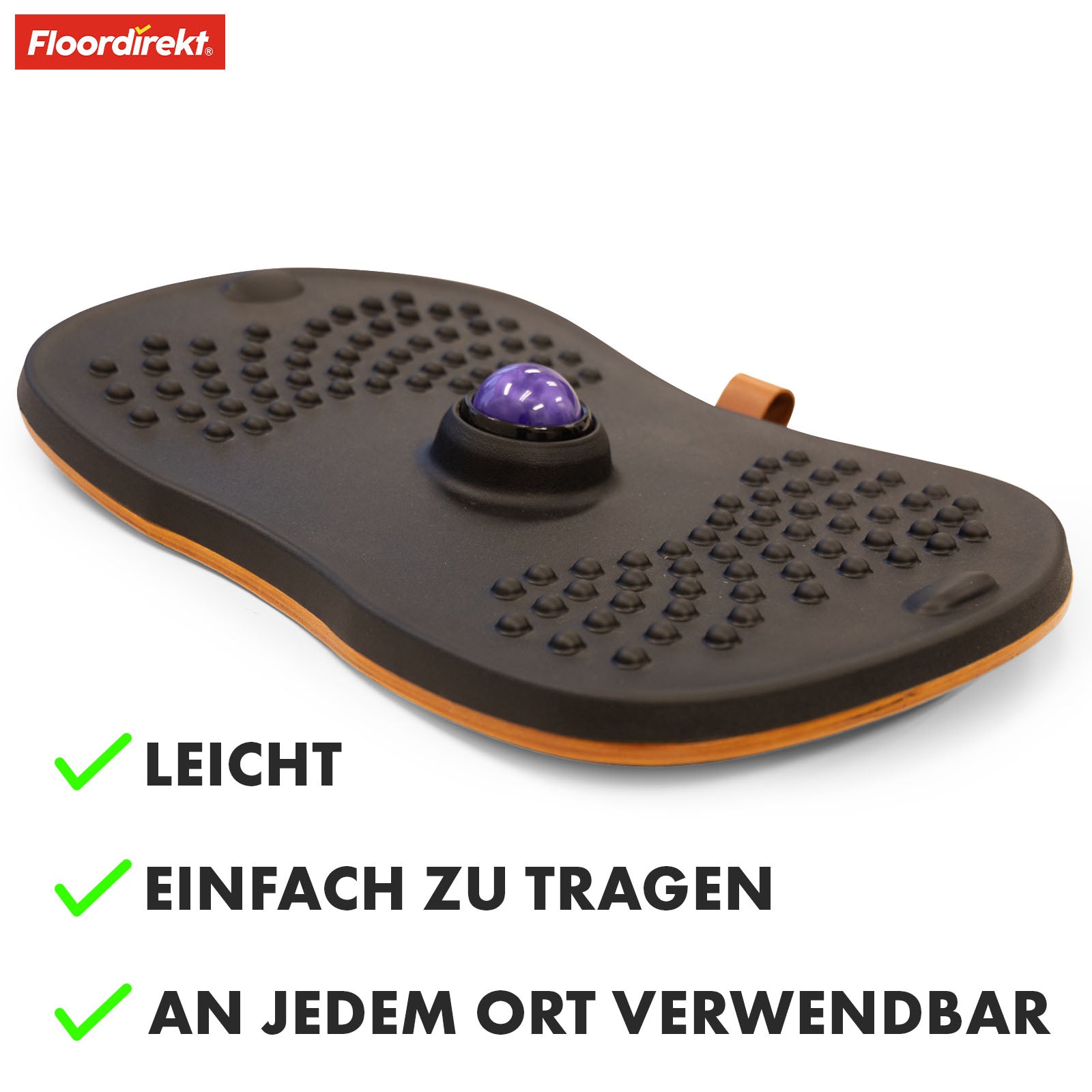 Balance Board | Hawaii | Mata przeciwzmęczeniowa do biurek stojących w biurze i biurze domowym | Mata do pracy dostępna w dwóch wersjach