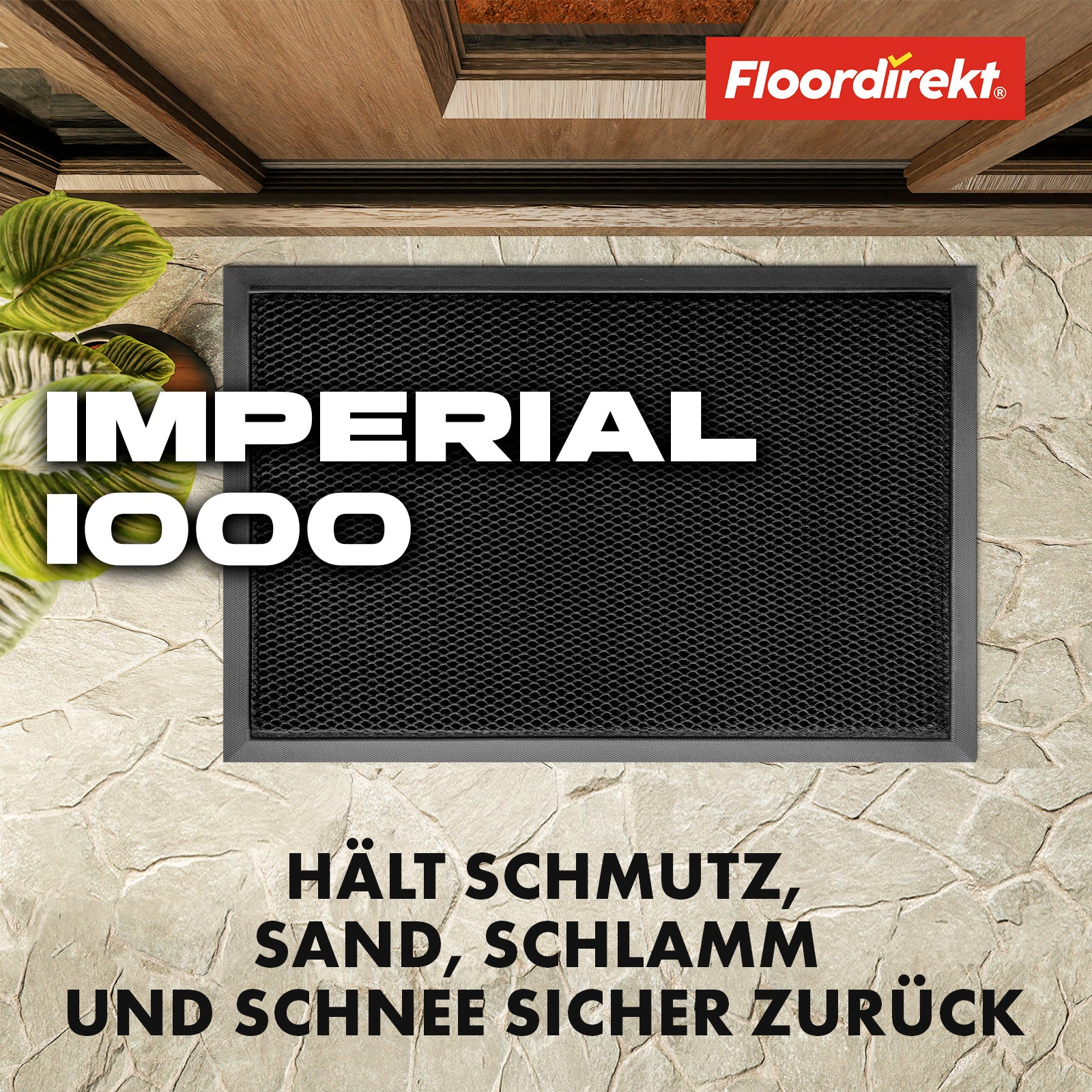 Wycieraczka | Imperial 1000 | Innowacyjna tkanina 3D zapewniająca skuteczną filtrację | Dostępna w 2 kolorach i 3 rozmiarach