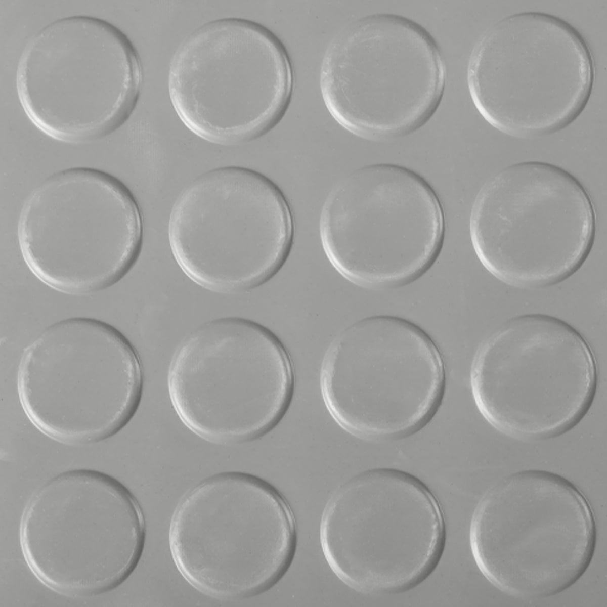 Prowadnica gumowa | Szara | Mata gumowa z płaskimi kołkami | Grubość: 3 mm