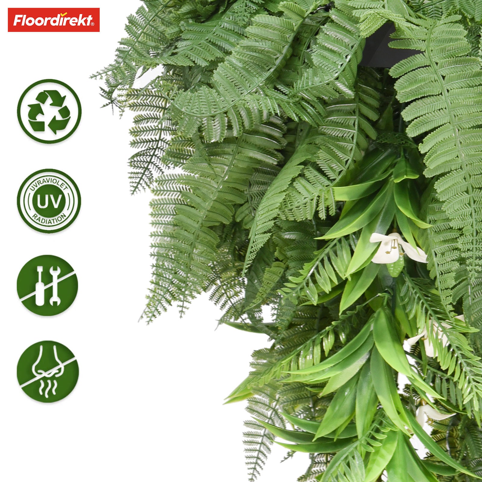 Wisząca roślina | Rainforest | Sztuczna zielona roślina do stylowej dekoracji wnętrz i na zewnątrz
