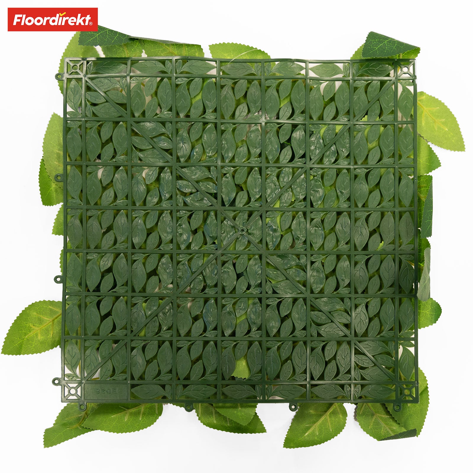 Ściana roślinna | Big Rose Leaf | Elegancki wzór ścienny z dużymi płatkami róży do każdego domu | 33 x 33 cm