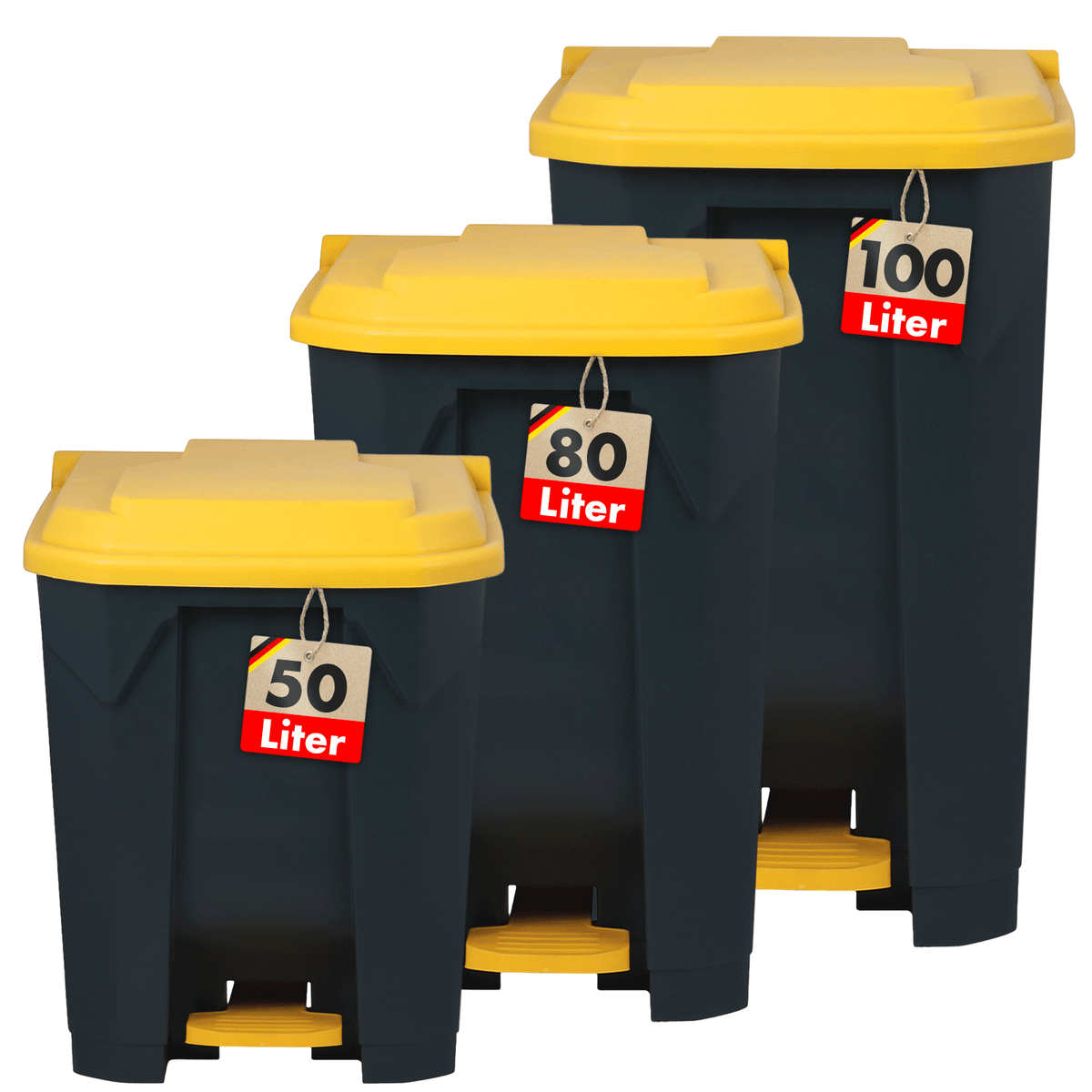 Pojemnik na odpady | Olaf | Wytrzymały pojemnik na odpady | Do użytku domowego, biurowego i komercyjnego | Różne kolory i rozmiary