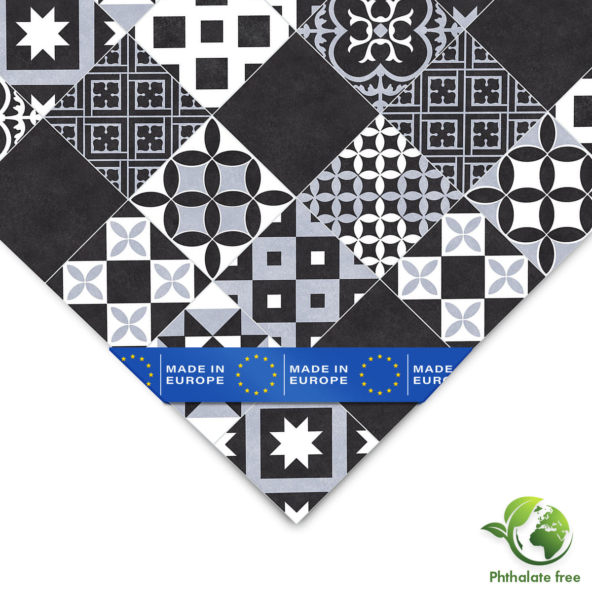 Podłogi CV | Amadora 990D | Wytrzymała podłoga winylowa o stylowym wyglądzie szarych płytek w stylu vintage