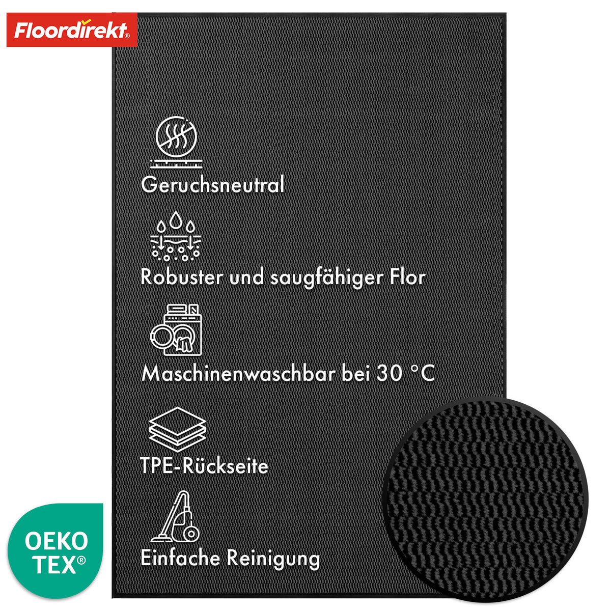 Mata wyłapująca brud | SKY Novo | z unikalnym spodem TPE dla maksymalnej przyczepności i trwałości