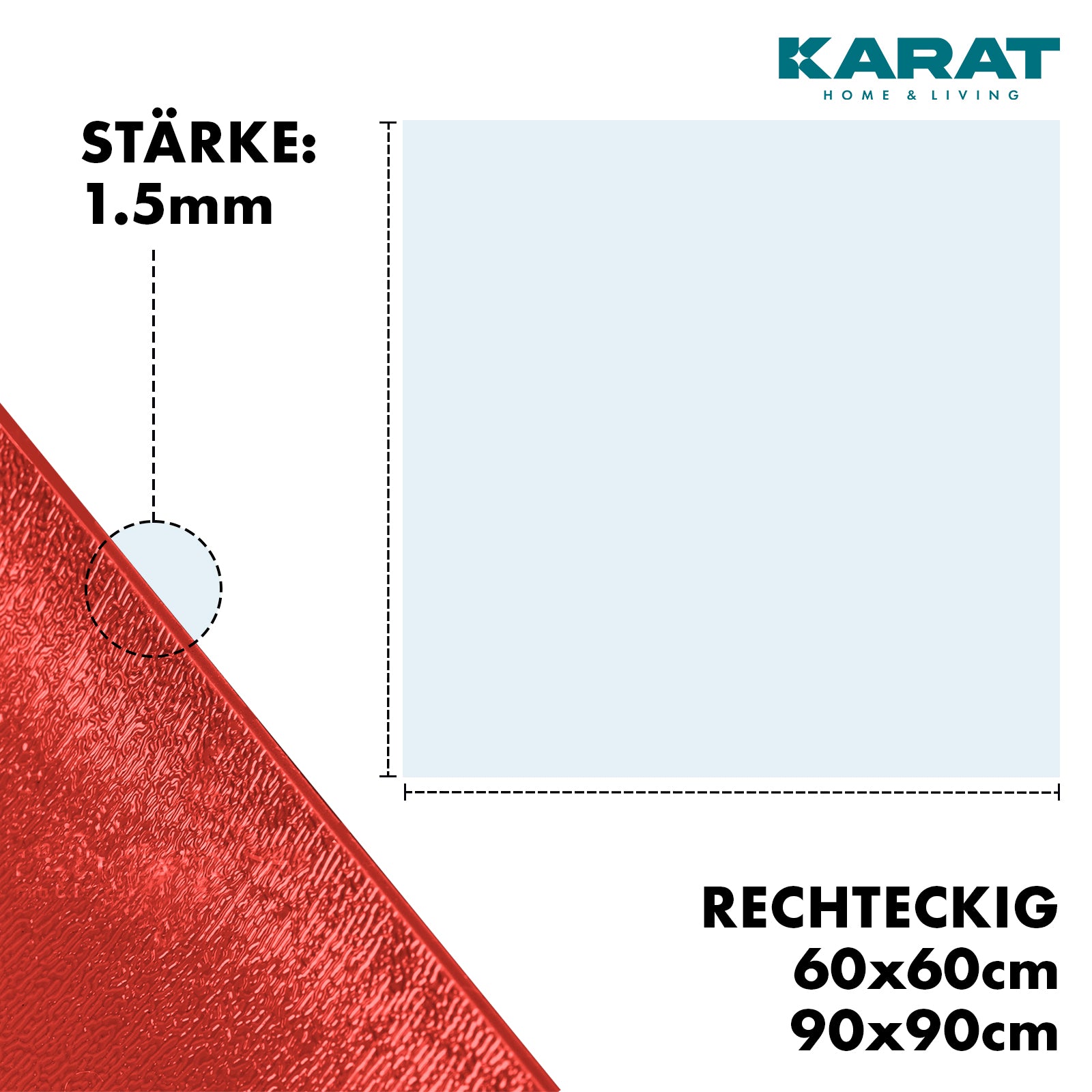 Podstawka z fazowaną krawędzią do doniczek z fazowaną krawędzią | Majesty | Ochrona podstawy | W wielu kolorach i rozmiarach