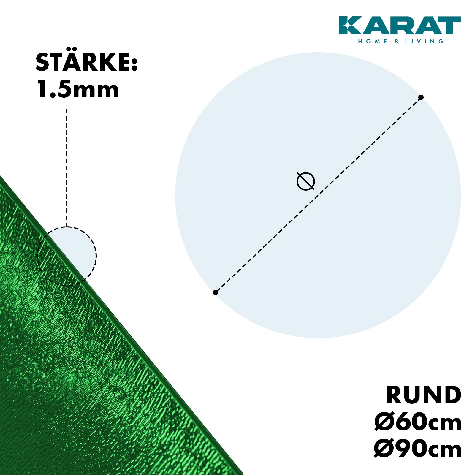 Podstawka z fazowaną krawędzią do doniczek z fazowaną krawędzią | Majesty | Ochrona podstawy | W wielu kolorach i rozmiarach