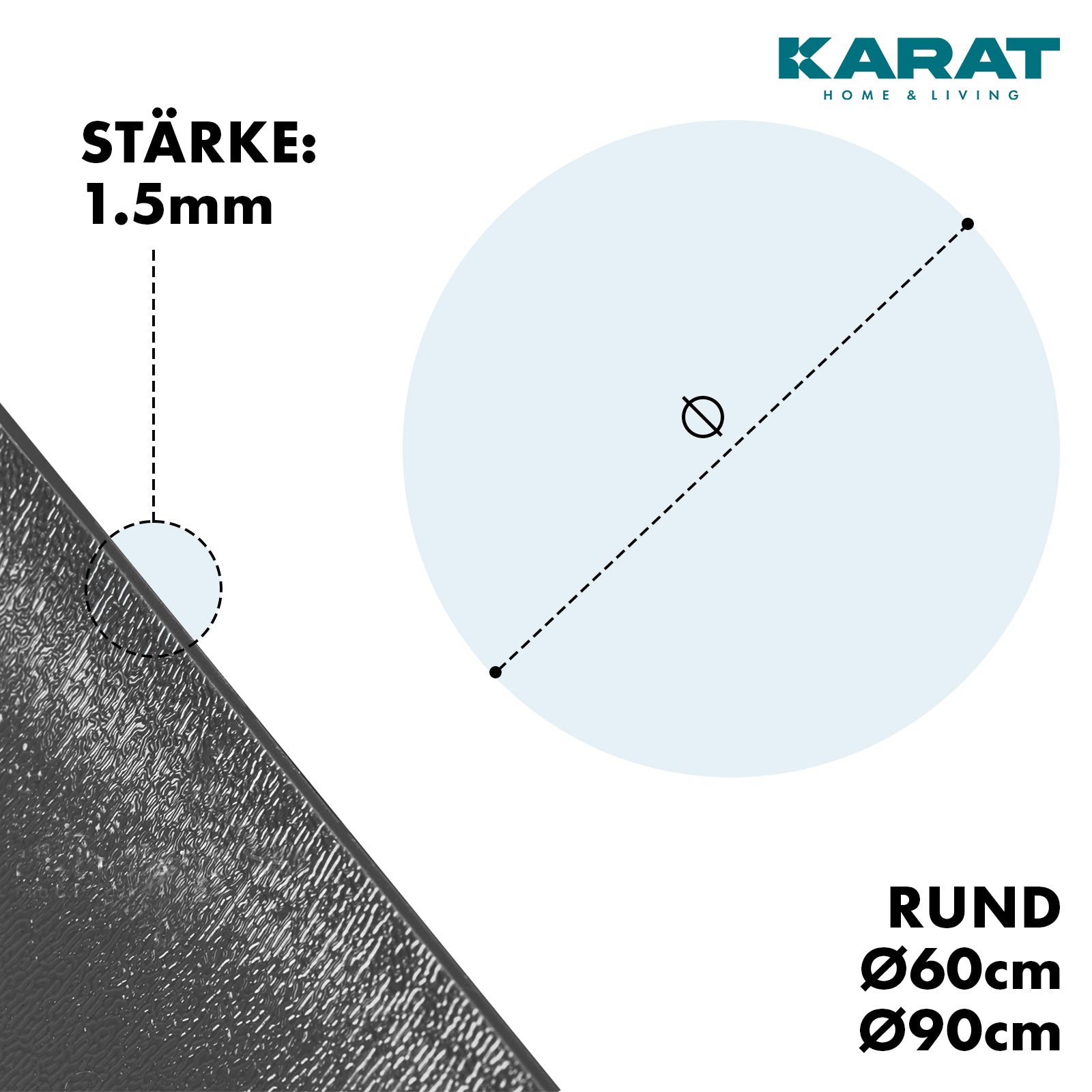 Podstawka z fazowaną krawędzią do doniczek z fazowaną krawędzią | Majesty | Ochrona podstawy | W wielu kolorach i rozmiarach