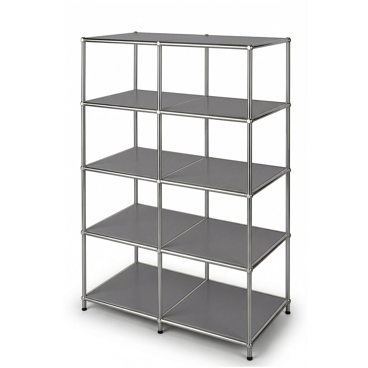 Regał metalowy | Concept Epure MK-015 | Otwarty regał stojący z 5 półkami | Regał kuchenny, biurowy i do salonu