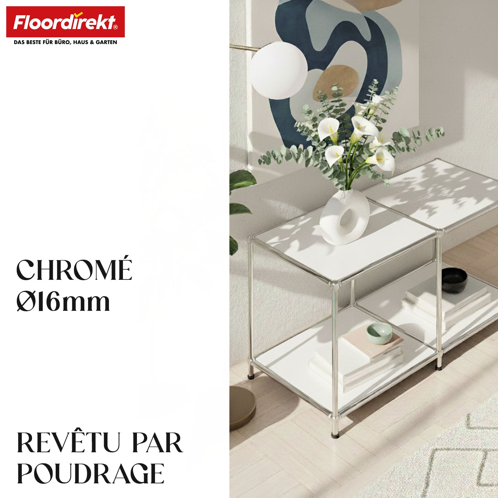 Regał metalowy | Concept Epure MK-016 | Kredens i regał z otwartymi półkami | Dostępny w kilku kolorach