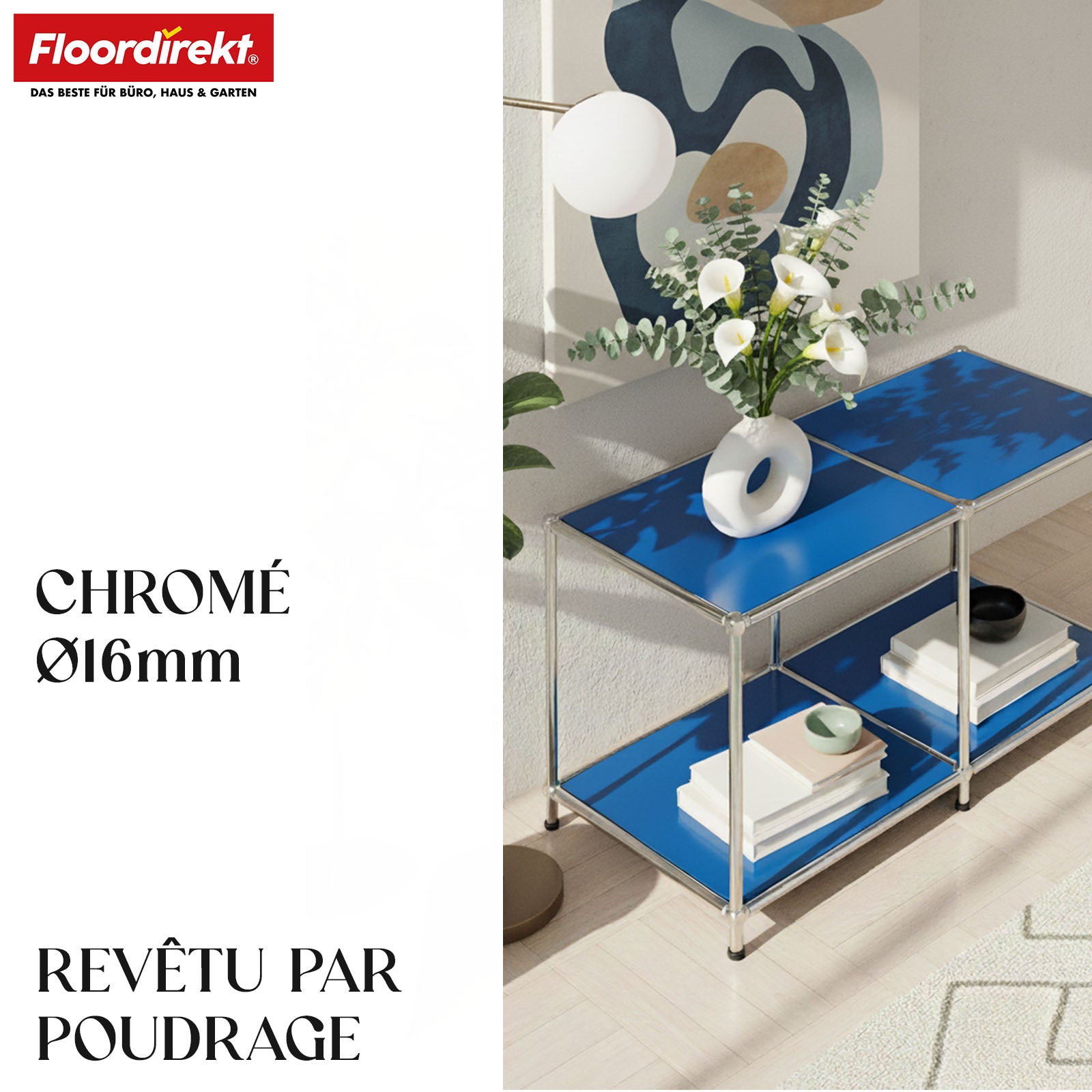 Regał metalowy | Concept Epure MK-016 | Kredens i regał z otwartymi półkami | Dostępny w kilku kolorach
