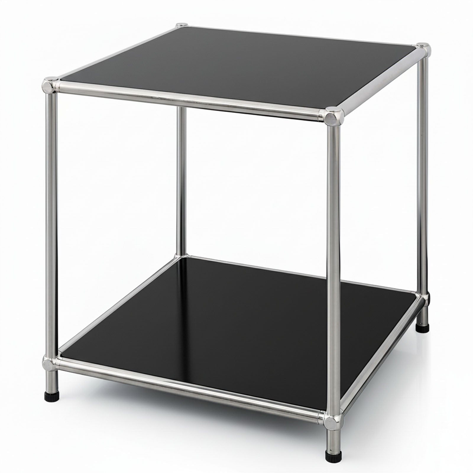 Regał metalowy | Concept Epure MK-012 | Otwarty regał pomocniczy i do przechowywania z 2 półkami | Dostępny w kilku kolorach