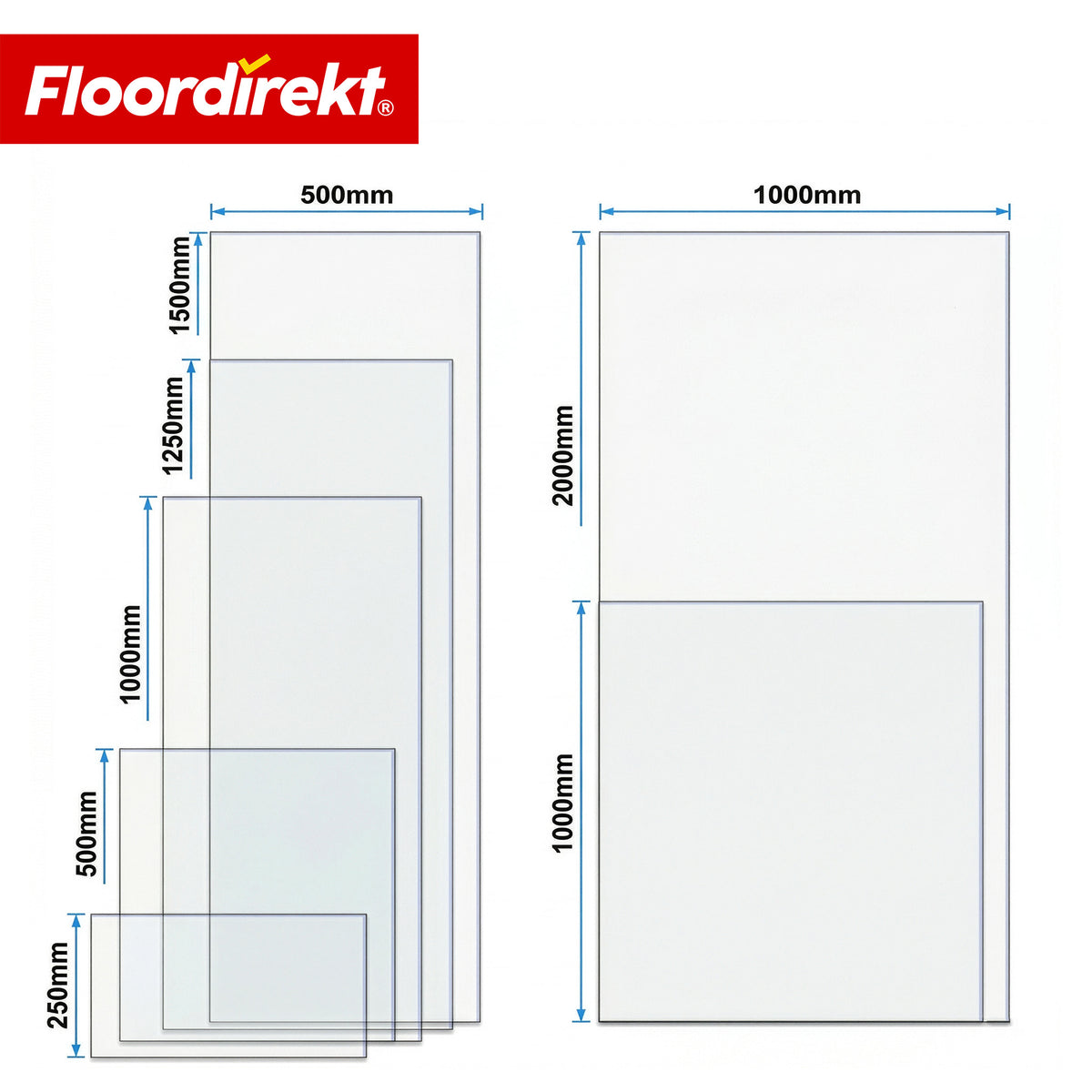Płyty z tworzywa sztucznego | Transparentne | Płyty polistyrenowe w różnych rozmiarach i grubościach