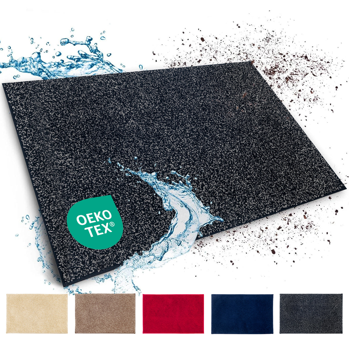 Mata przeciwbrudowa | Nasa | Miękka i chłonna mata z poliestru z antypoślizgowym spodem | Różne kolory i rozmiary