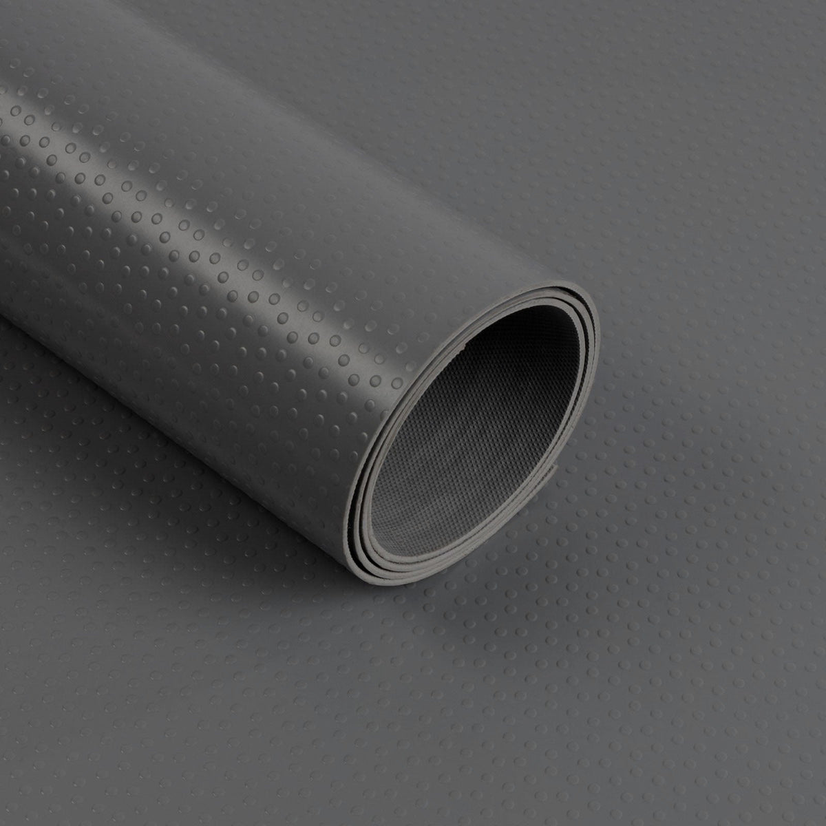 ✂ Podłoga z PVC | Dots | Ciemnoszary | Antypoślizgowa, odporna na ścieranie i łatwa w pielęgnacji | Grubość: 2 mm