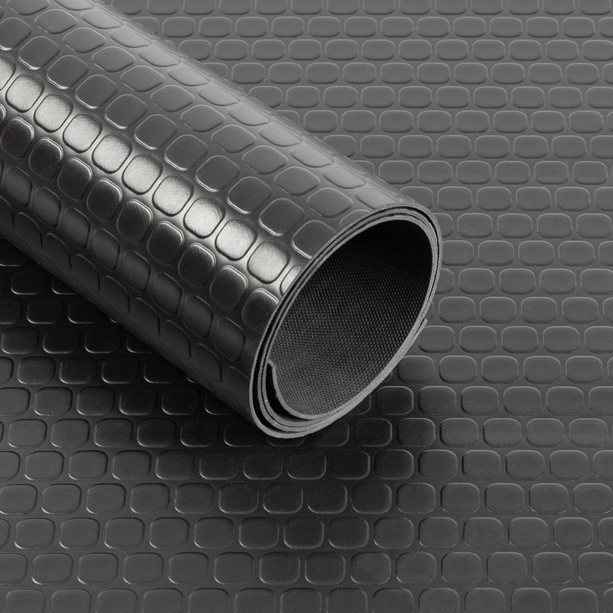 ✂ Podłoga PVC | Mata Gumowa - Kwadratowa Struktura | Grubość: 2mm