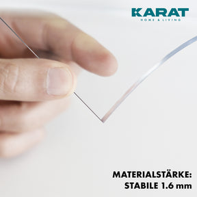 Przezroczysta folia stołowa z prostym cięciem | Crystal | Krystalicznie przezroczysta folia ochronna do stołów | Indywidualne cięcie