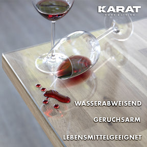 Przezroczysta folia stołowa z prostym cięciem | Crystal | Krystalicznie przezroczysta folia ochronna do stołów | Indywidualne cięcie