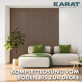 Panele akustyczne o wyglądzie drewna | Ponadczasowy design zapewniający przyjemną akustykę pomieszczenia | Dostępne w 3 wzorach i 2 rozmiarach