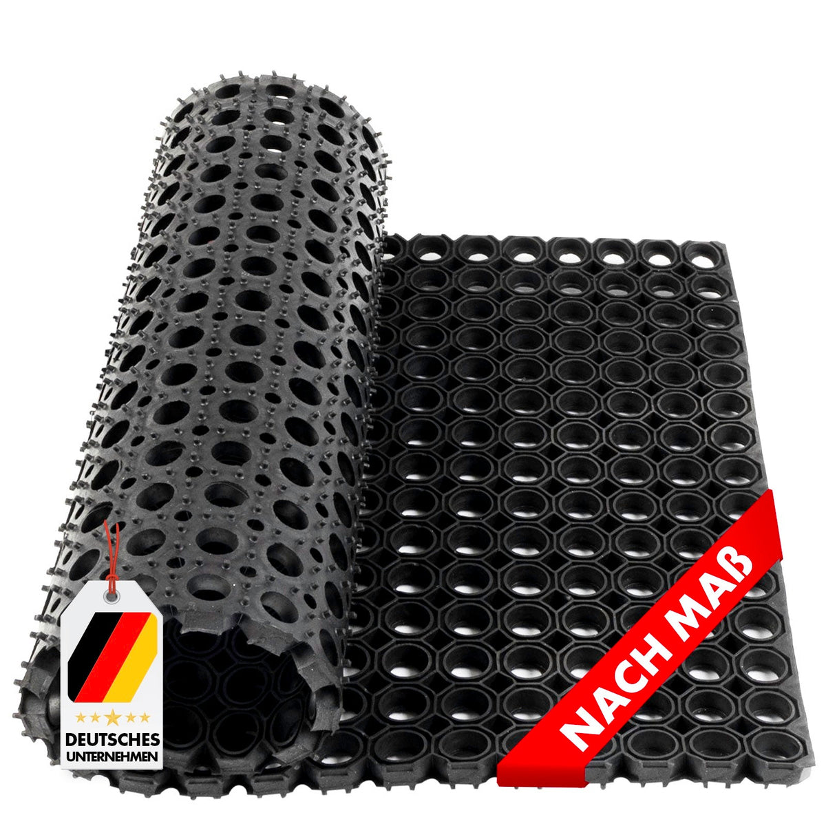 ✂ Mata gumowa wejściowa pierścieniowa Octagon | Grubość: 23 mm - plaster miodu | Na wymiar