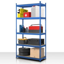 Regały do dużych obciążeń | Rhino | Regały magazynowe z 5 półkami | Nośność 1050 kg | Innowacyjny system wtykowy | W różnych kolorach i rozmiarach