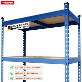 Regały do dużych obciążeń | Rhino | Regały magazynowe z 5 półkami | Nośność 1050 kg | Innowacyjny system wtykowy | W różnych kolorach i rozmiarach