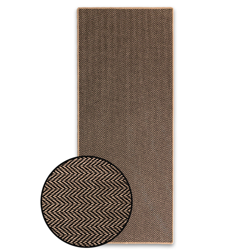 ✂ Szyty na miarę dywan dywanowy | sizalowy wygląd | Java | Herring-Bone-Design | wytrzymały i nowoczesny dywan do salonu