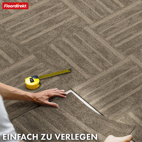 Płytki dywanowe | Zürich | 50 x 50 cm | Idealne do biur i salonów | Wysokiej jakości designerskie płytki w 4 kolorach