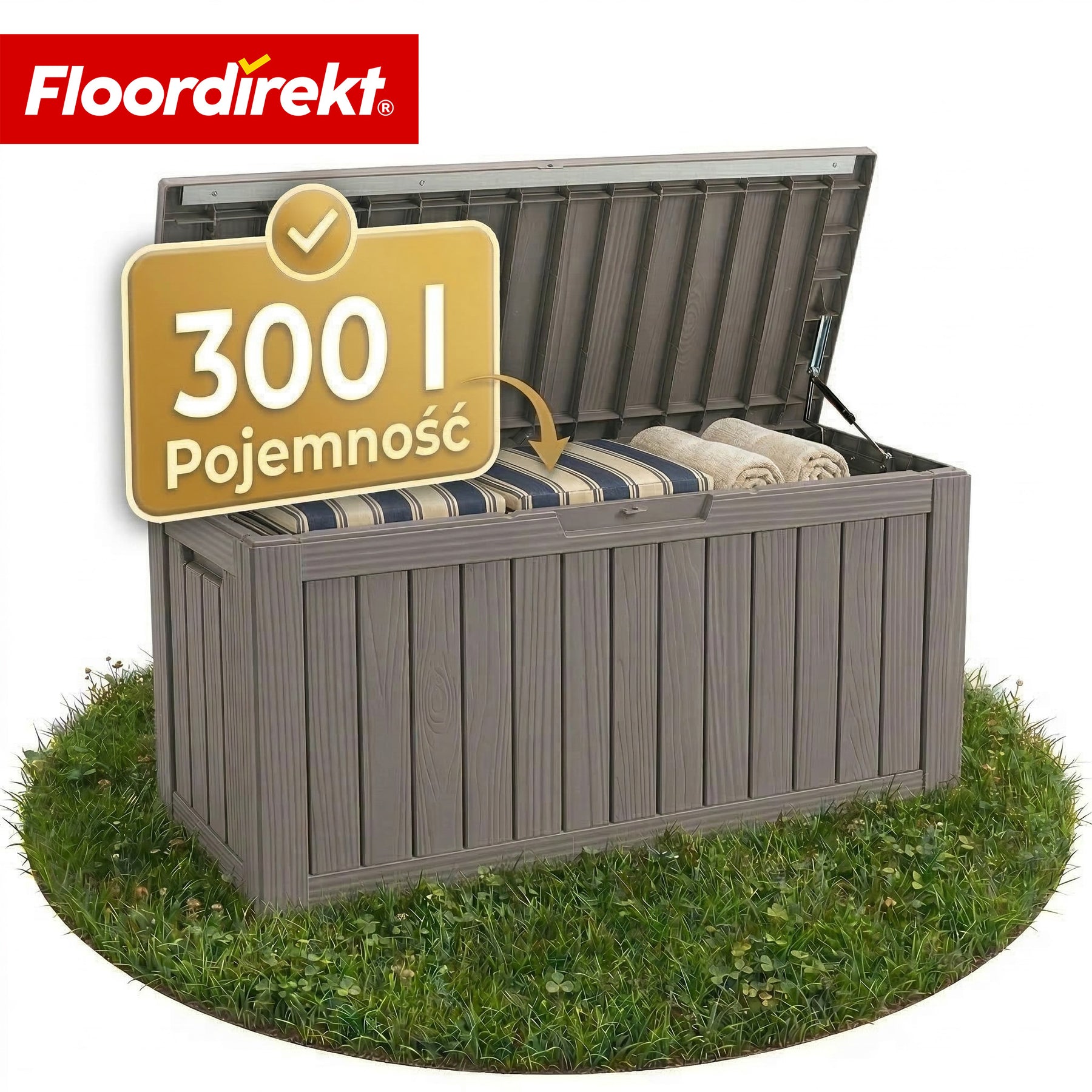 F1_Brązowy – 117 x 47 x 59 cm (300 l)