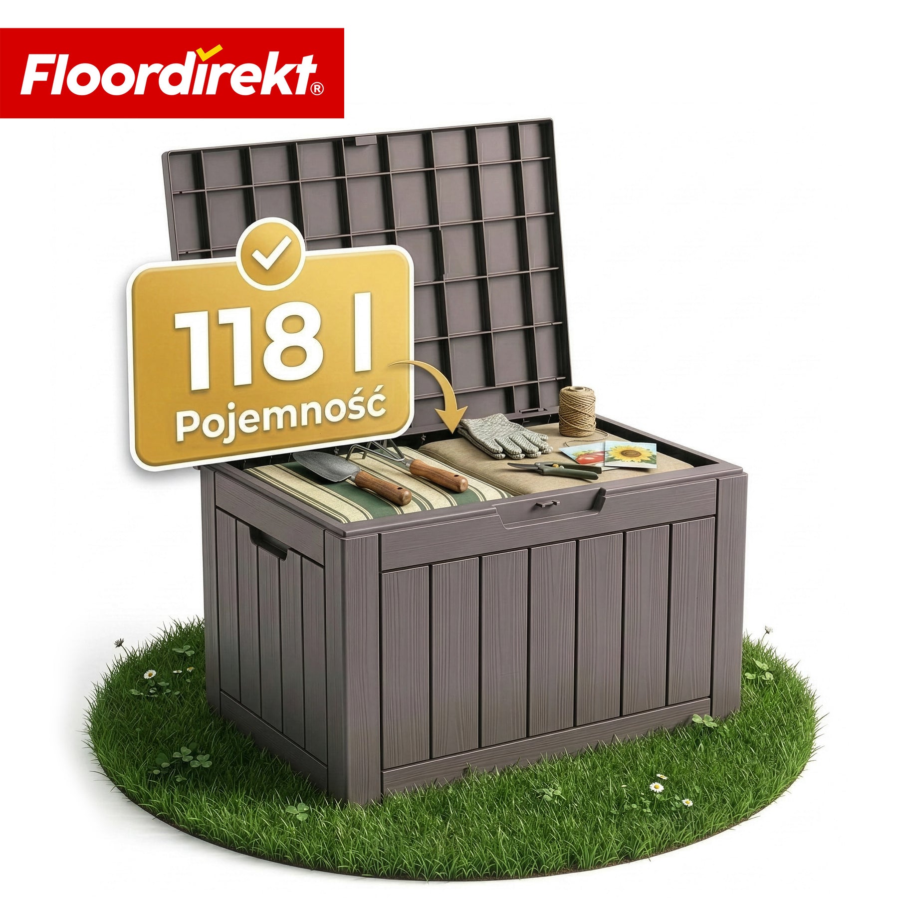 F1_Brązowy – 56 x 43 x 53 cm (118 l)