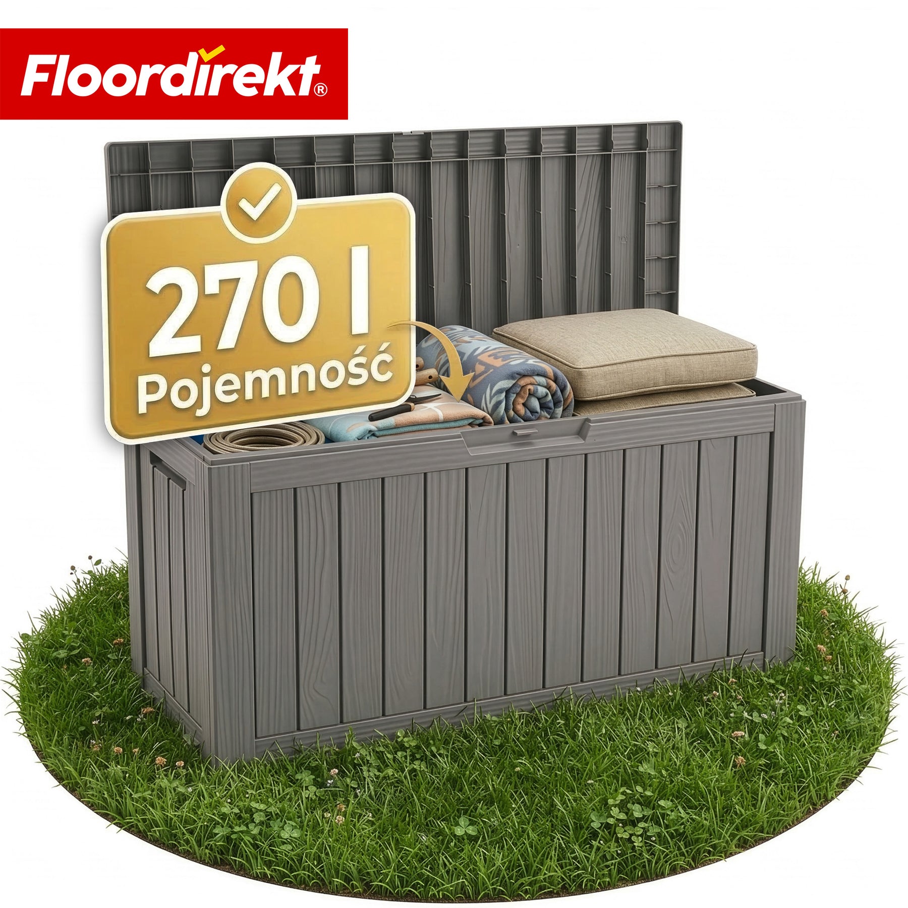 F1_Brązowy – 117 x 53 x 55 cm (270 l)