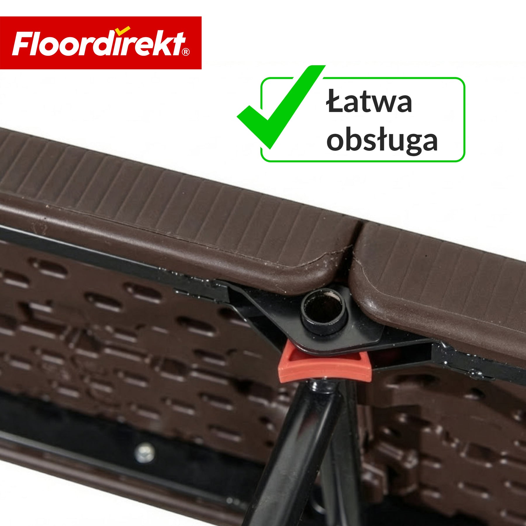 Ławka ogrodowa | Kagawa | Składana, odporna na warunki atmosferyczne ławka 183 cm w kolorze brązowym do ogrodu, na balkon & imprezy