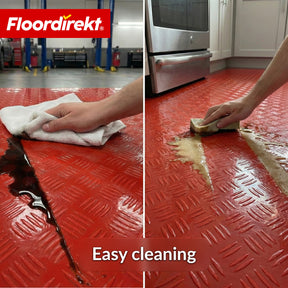 Wykładzina PVC | Bullet | Wzór blachy ryflowanej | Antypoślizgowa & Łatwa w czyszczeniu | Na metry / Cięcie na wymiar | Szerokość 110 cm