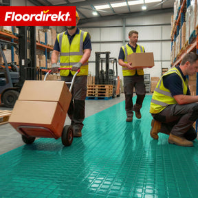 Wykładzina PVC | Check Quadra | Wzór kwadratowy | Antypoślizgowa i łatwa w czyszczeniu | Na metry / cięcie na wymiar | Szerokość 110 cm