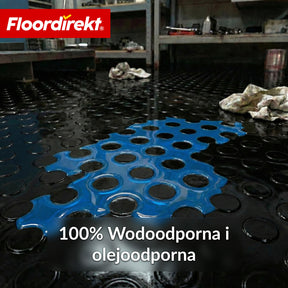 PVC wykładzina podłogowa | Coin Mirror | faktura coin (płaskie wypustki) | antypoślizgowa i łatwa w pielęgnacji | na metry / cięcie na wymiar | szerokość 110 cm