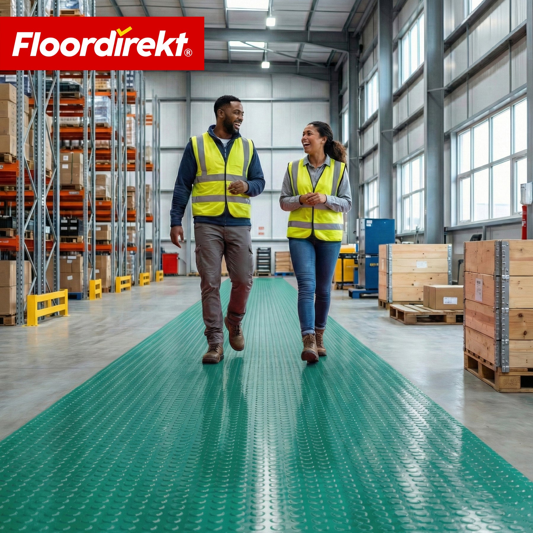 PVC wykładzina podłogowa | Coin Mirror | faktura coin (płaskie wypustki) | antypoślizgowa i łatwa w pielęgnacji | na metry / cięcie na wymiar | szerokość 110 cm