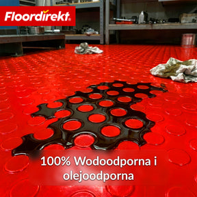 PVC wykładzina podłogowa | Coin Mirror | faktura coin (płaskie wypustki) | antypoślizgowa i łatwa w pielęgnacji | na metry / cięcie na wymiar | szerokość 110 cm