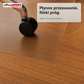 Mata ochronna na podłogę Floorfit na wymiar | Matowa przezroczysta | Do parkietu, paneli i podłóg winylowych