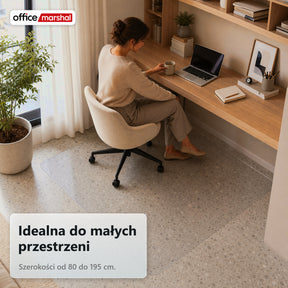 Mata ochronna na podłogę Floorfit na wymiar | Matowa przezroczysta | Do parkietu, paneli i podłóg winylowych