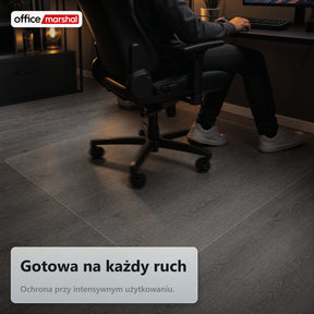 Mata ochronna na podłogę Floorfit na wymiar | Matowa przezroczysta | Do parkietu, paneli i podłóg winylowych