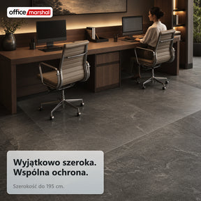 Mata ochronna na podłogę Floorfit na wymiar | Matowa przezroczysta | Do parkietu, paneli i podłóg winylowych