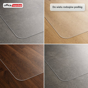 Mata ochronna na podłogę Floorfit na wymiar | Matowa przezroczysta | Do parkietu, paneli i podłóg winylowych