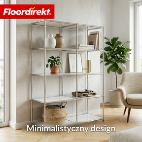 Regał metalowy | Concept Epure MK-015 | Otwarty regał stojący z 5 półkami | Regał kuchenny, biurowy i do salonu