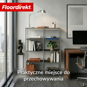 Regał metalowy | Concept Epure MK-015 | Otwarty regał stojący z 5 półkami | Regał kuchenny, biurowy i do salonu