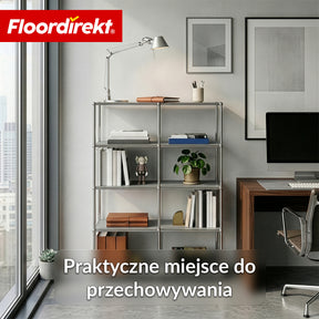 Regał metalowy | Concept Epure MK-015 | Otwarty regał stojący z 5 półkami | Regał kuchenny, biurowy i do salonu