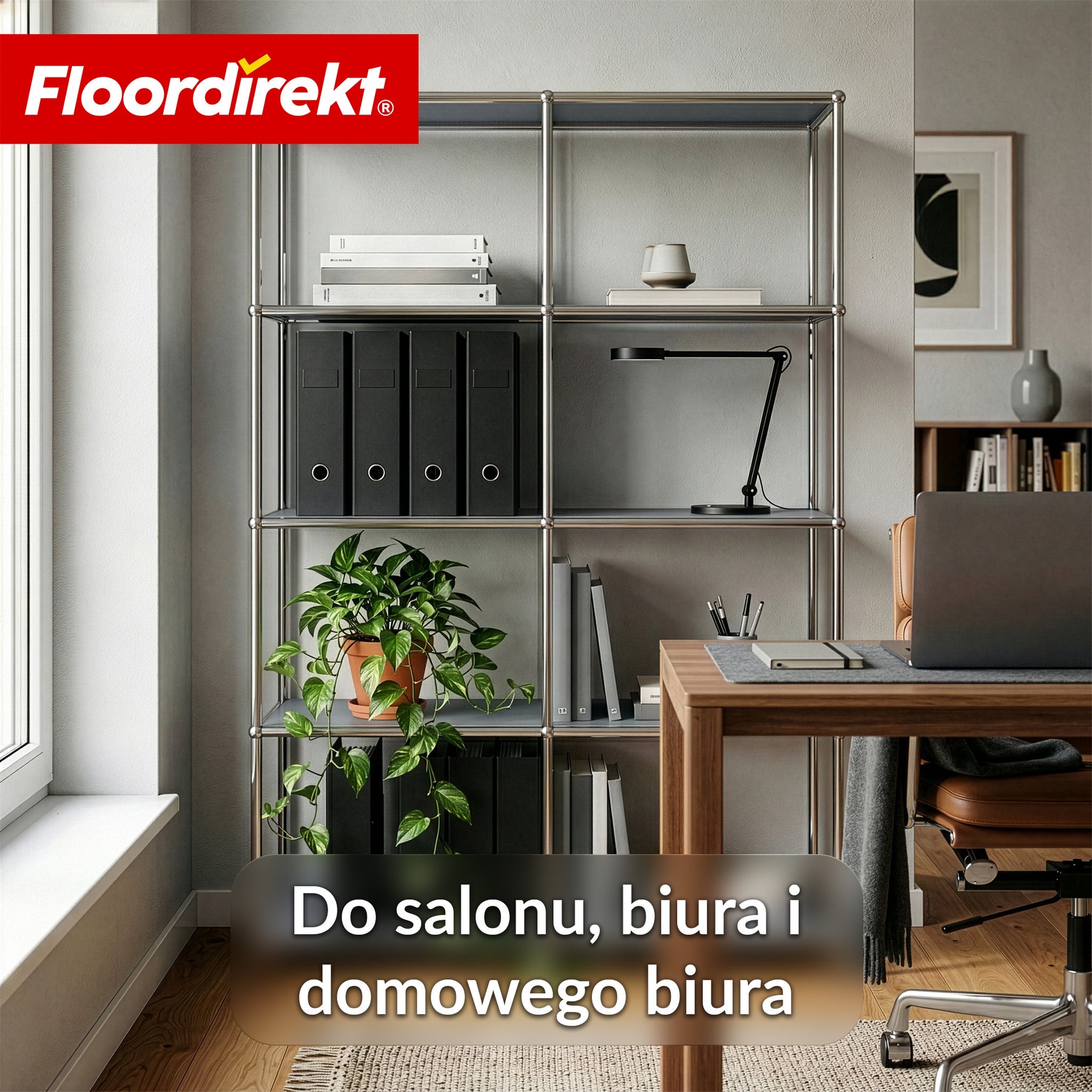 Regał metalowy | Concept Epure MK-015 | Otwarty regał stojący z 5 półkami | Regał kuchenny, biurowy i do salonu