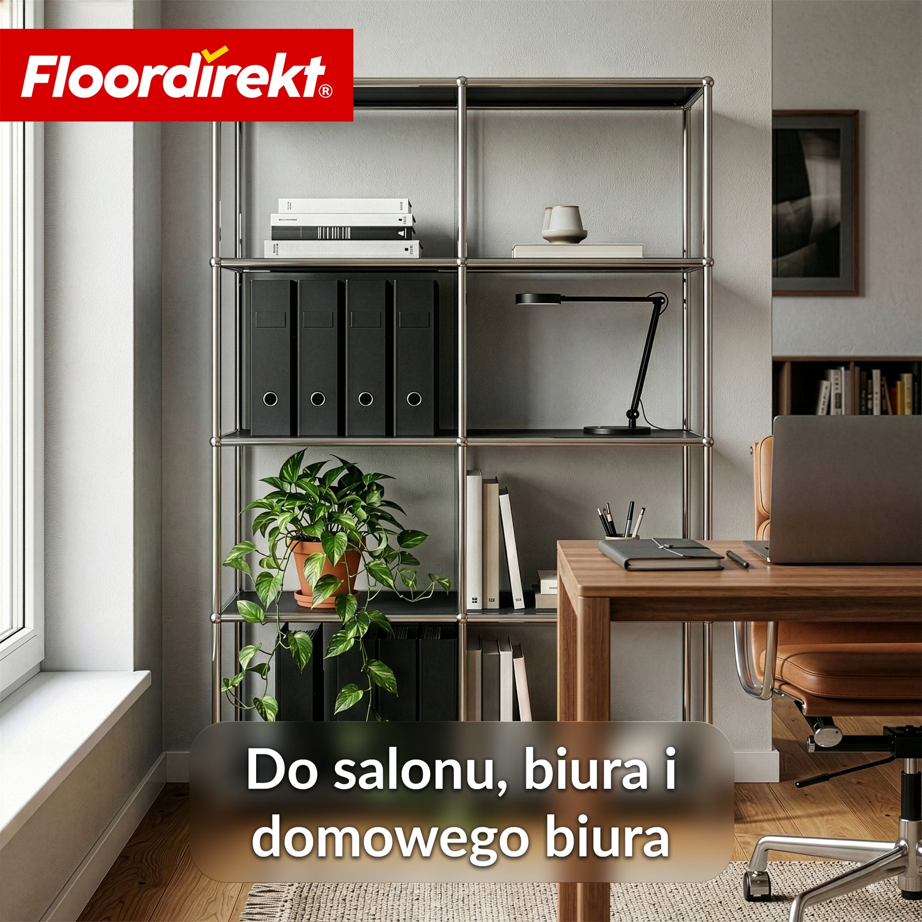 Regał metalowy | Concept Epure MK-015 | Otwarty regał stojący z 5 półkami | Regał kuchenny, biurowy i do salonu