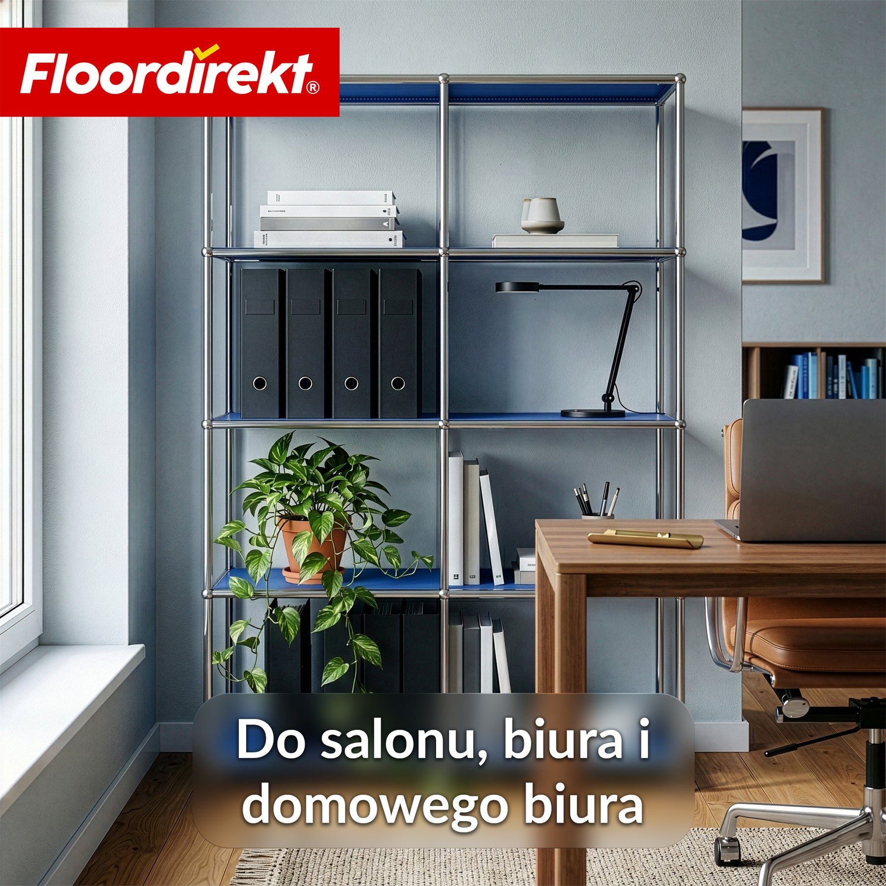 Regał metalowy | Concept Epure MK-015 | Otwarty regał stojący z 5 półkami | Regał kuchenny, biurowy i do salonu