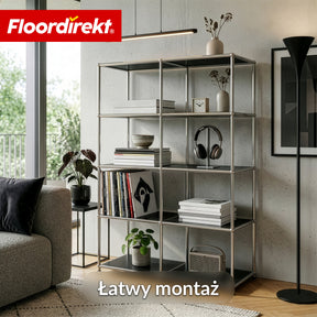 Regał metalowy | Concept Epure MK-015 | Otwarty regał stojący z 5 półkami | Regał kuchenny, biurowy i do salonu